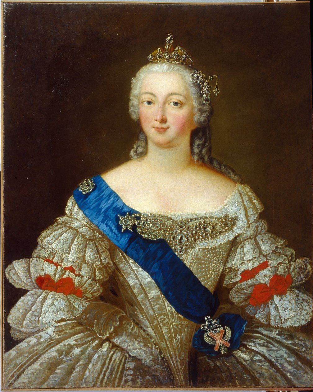 Portræt af kejserinde Elisabeth Petrovna af Unknown artist