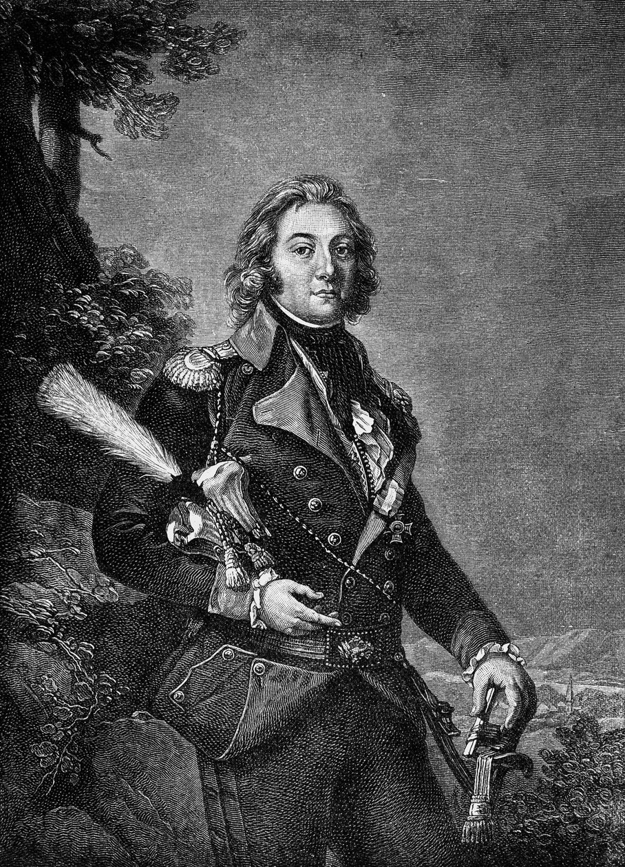 Portræt af Felix Schwarzenberg, Prince Zu (1800 - 1852), østrigsk politiker. af Unknown artist