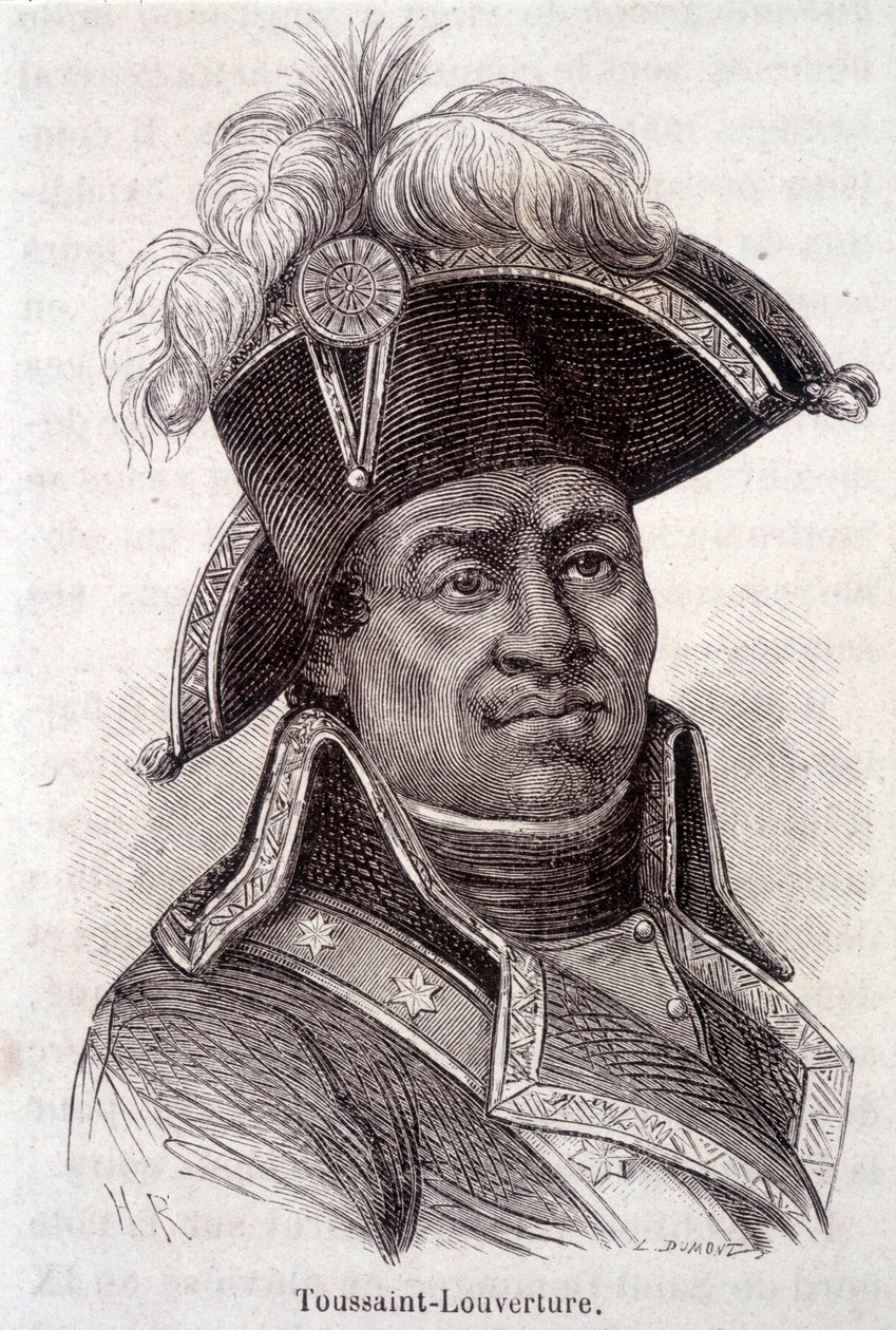 Portræt af Francois Dominique Toussaint kendt som "" Toussaint-Louverture" (Toussaint Louverture af Unknown artist