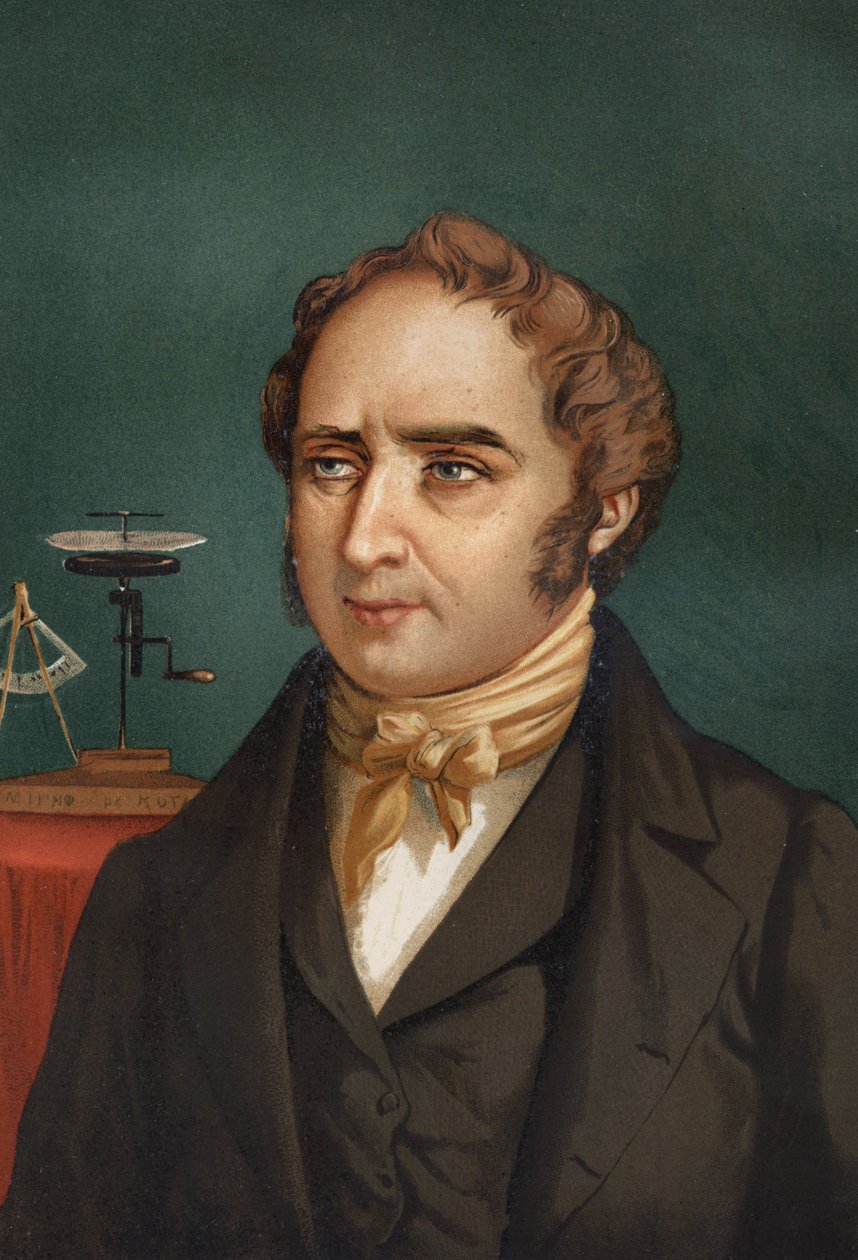 Portræt af Francis Arago. (1786-1853).fra "Science and its Men" af Louis Figuier. Barcelona 1881 af Unknown artist