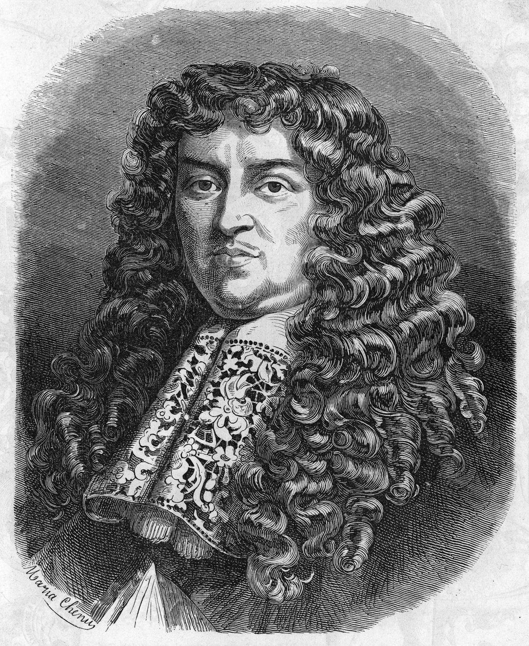 Portræt af François Michel Le Tellier, Marquis de Louvois (1639 - 1691), fransk politiker. af Unknown artist