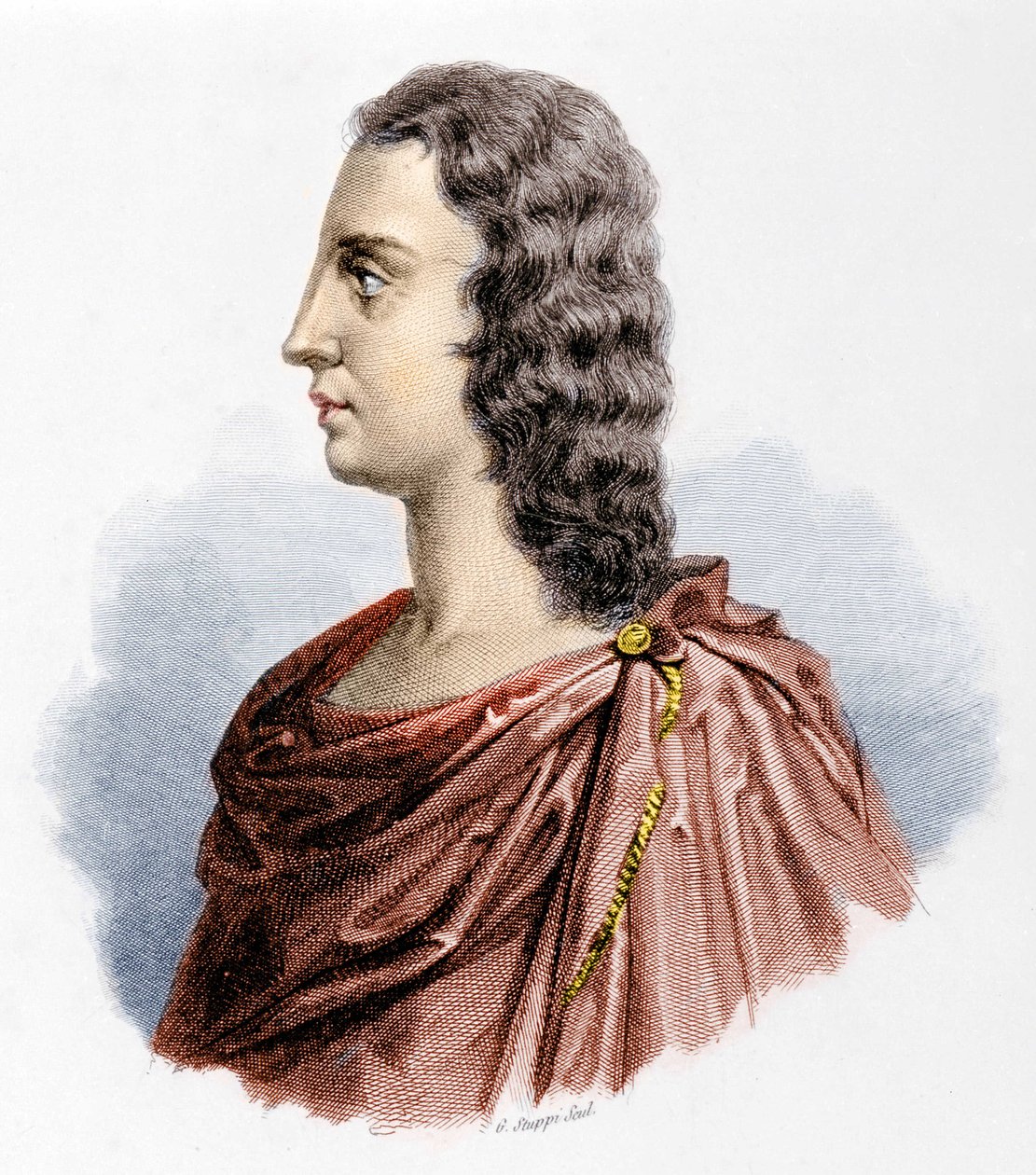 Portræt af Gaetano Majorano dit Caffarelli (1710 -1783). af Unknown artist