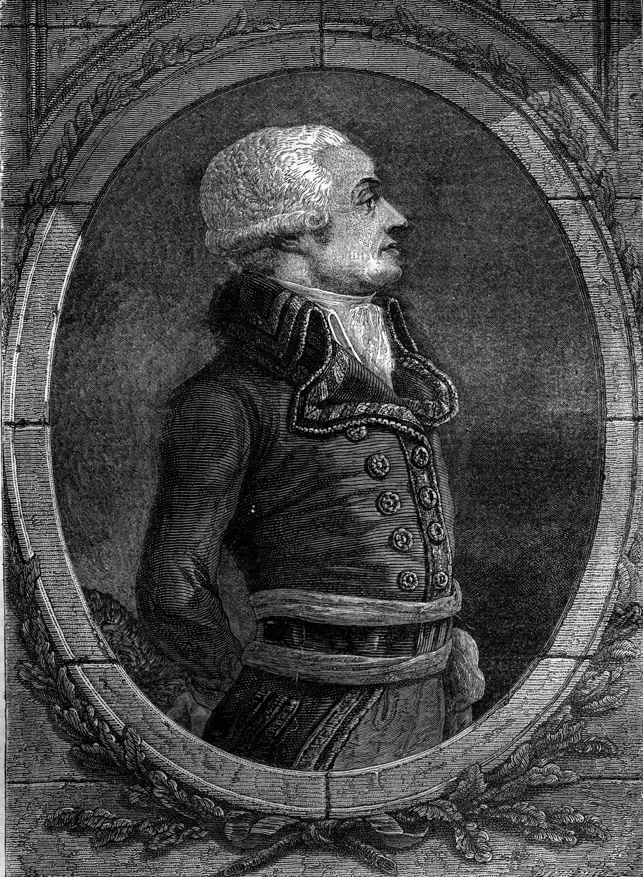 Portræt af general Dumouriez. Charles Francois du Perier, dit du Perier du Mourier dengang franske general Dumouriez (1739 - 1823). af Unknown artist