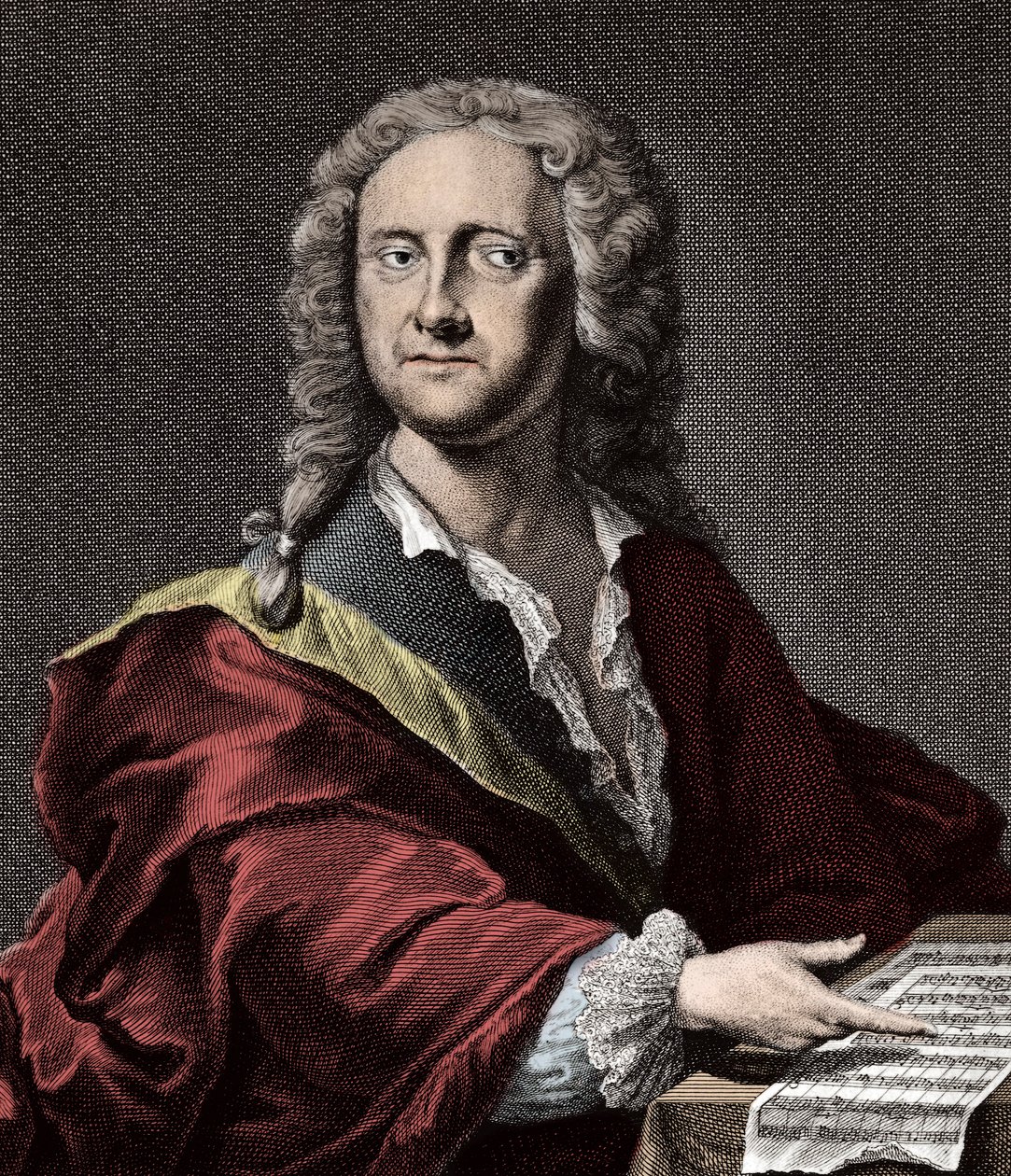 Portræt af Georg Philipp Telemann (1681 -1767), tysk komponist af Unknown artist