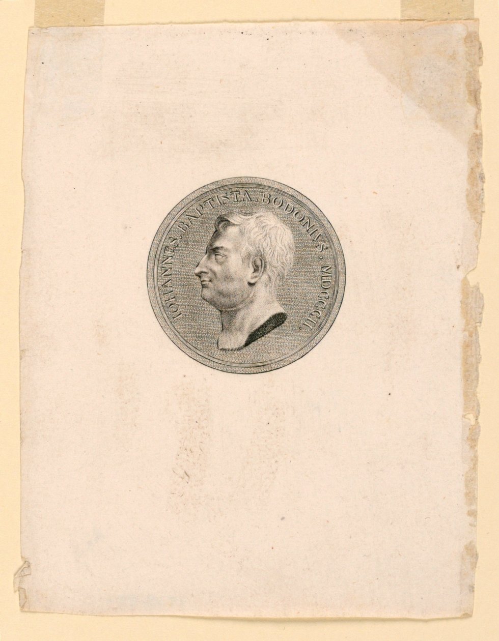 Portræt af Giambattista Bodoni (1740-1813) af Unknown artist