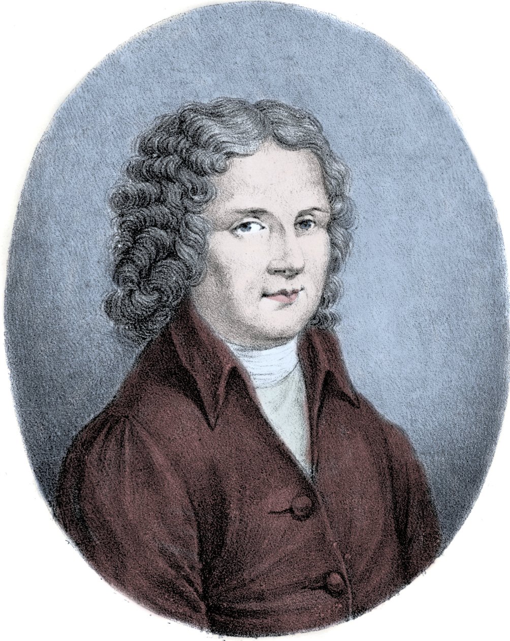 Portræt af Giuseppe Domenico Scarlatti (1685-1757), italiensk komponist og cembalo. af Unknown artist