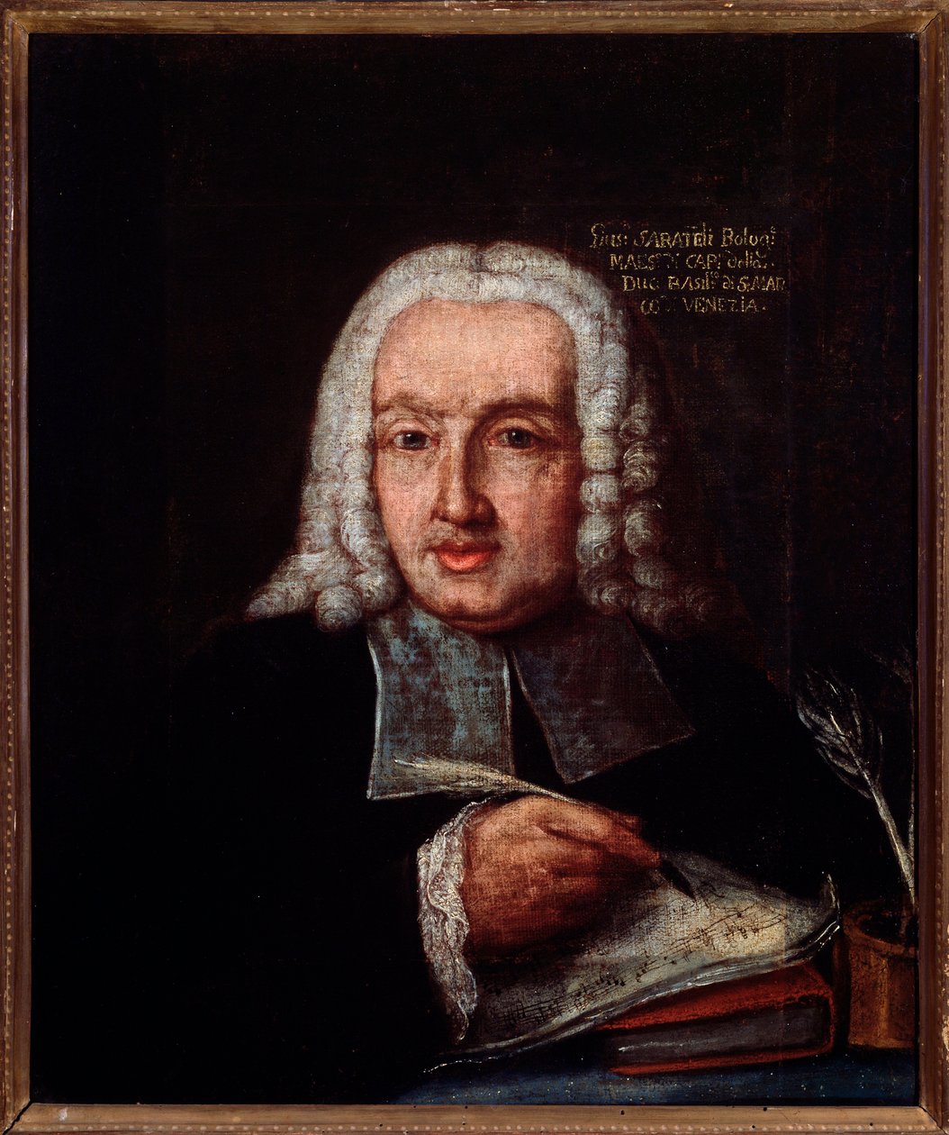 Portræt af Giuseppe Giacomo Saratelli (1714-1762) italiensk komponist og organist Anonym maleri. 1700-tallet. Bologna, Civic Museum Museum af Unknown artist
