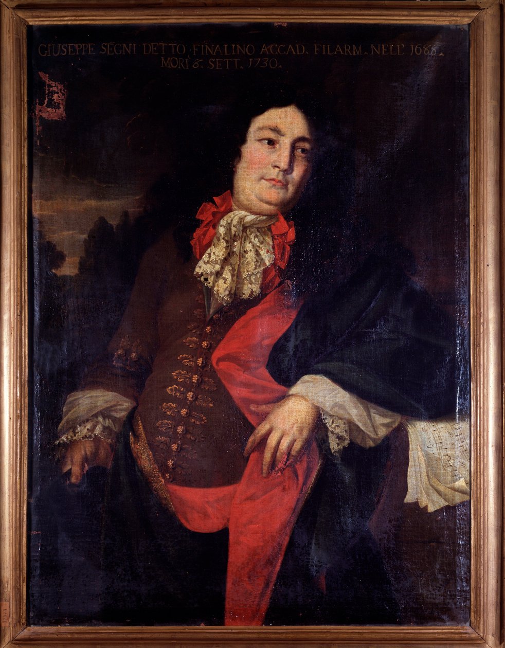 Portræt af Giuseppe Segni kaldet il Finalino, italiensk castrato (maleri af Unknown artist