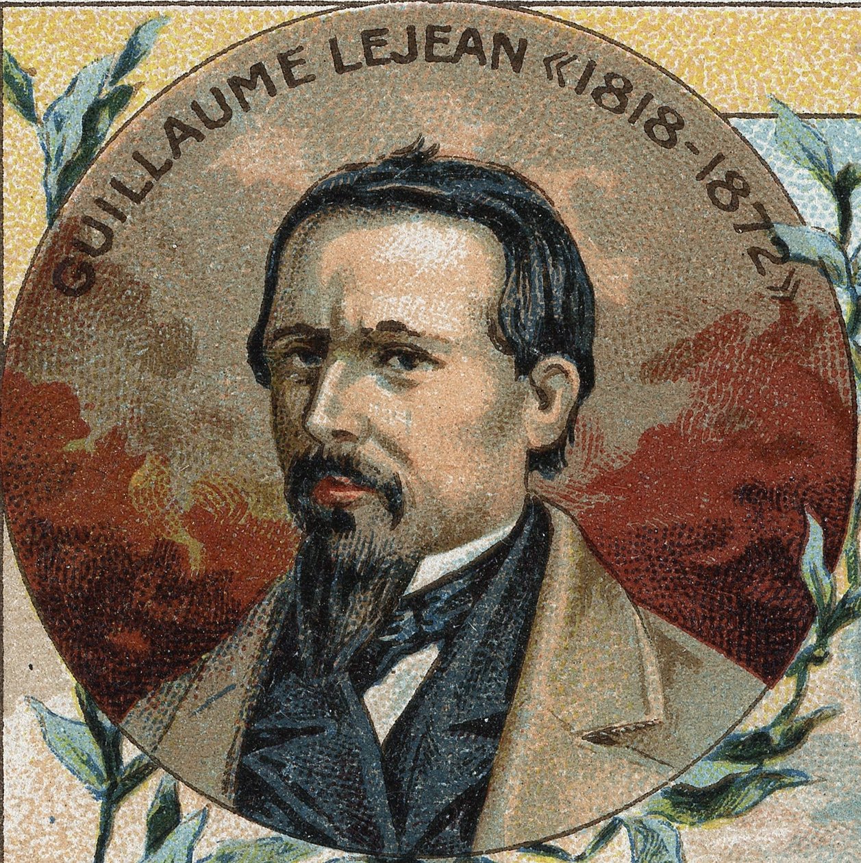 Portræt af Guillaume LEJEAN (1824-1871) Bogstavernes mand, geograf-rejsende. af Unknown artist