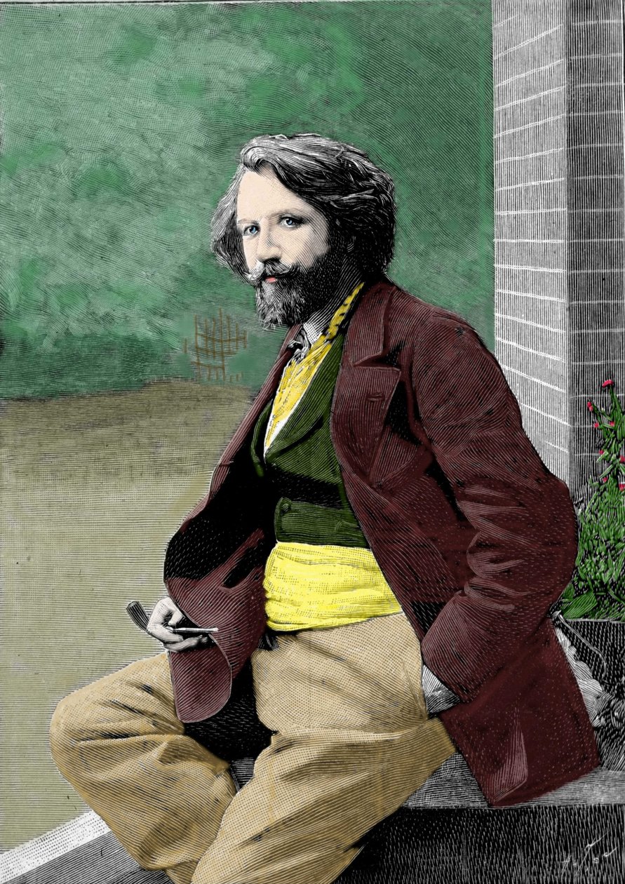 Portræt af Gustave Charpentier (1860-1956), fransk komponist. af Unknown artist
