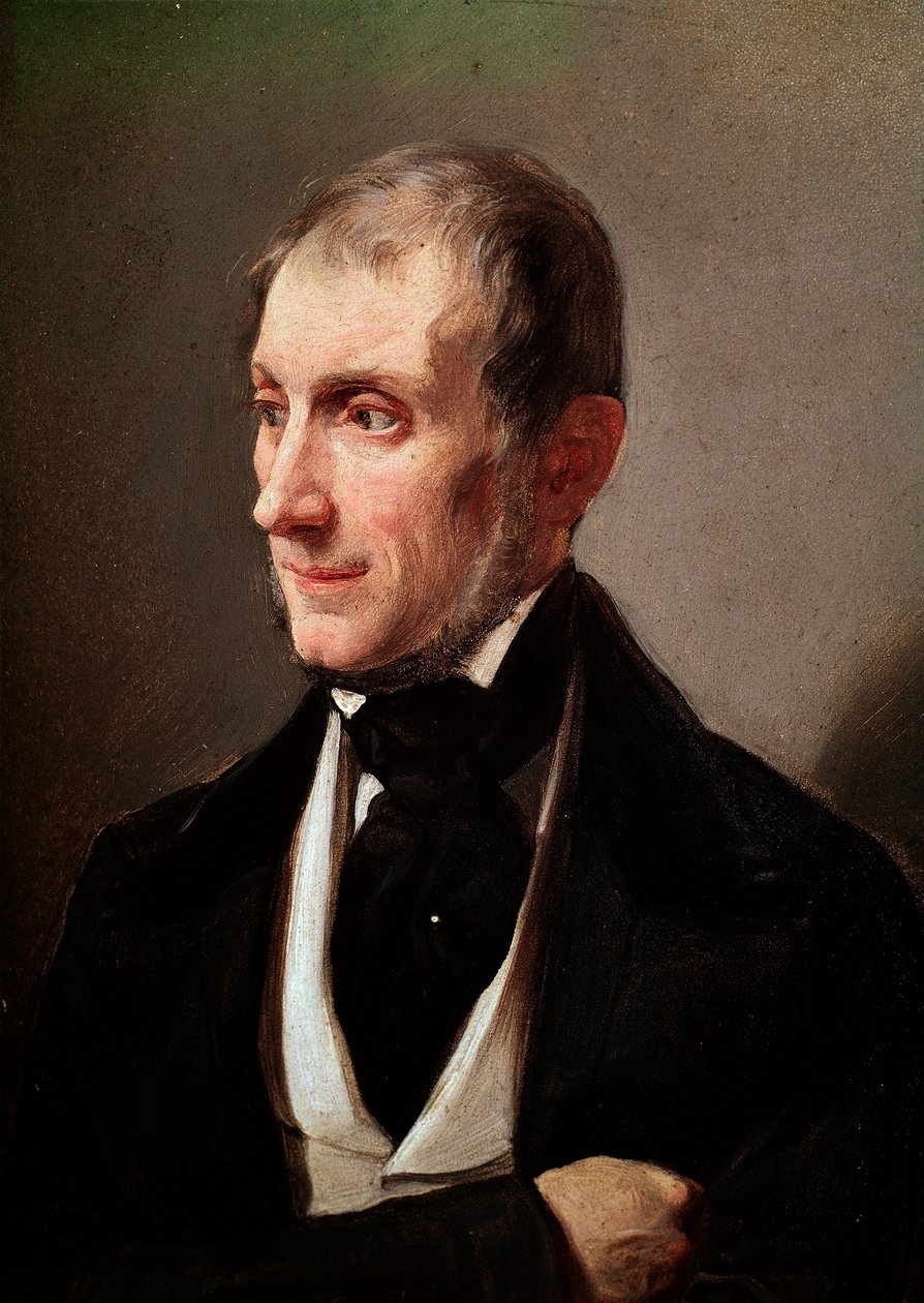 Portræt af den italienske romanforfatter og digter Tommaso Grossi (1790-1853) Anonymt maleri. 1800-tallets Milano, Museo di Milano - Portræt af den italienske digter og romanforfatter Tommaso Grossi 1790-1853. Anonymt maleri af Unknown artist