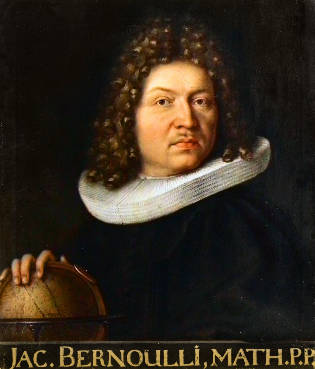 Portræt af Jacques Bernoulli (1667-1748) - schweizisk matematiker af Unknown artist