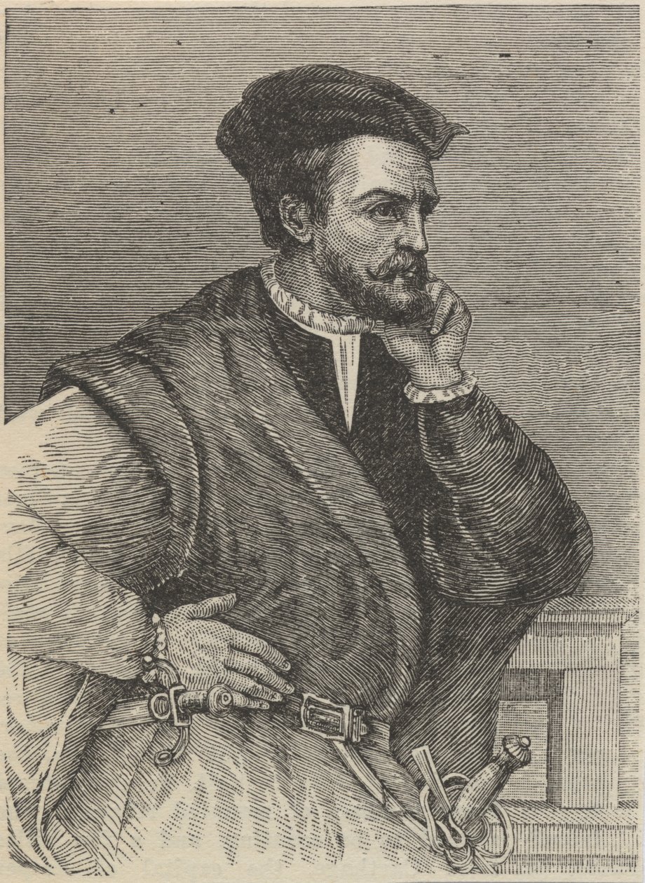 Portræt af Jacques Cartier af Unknown artist