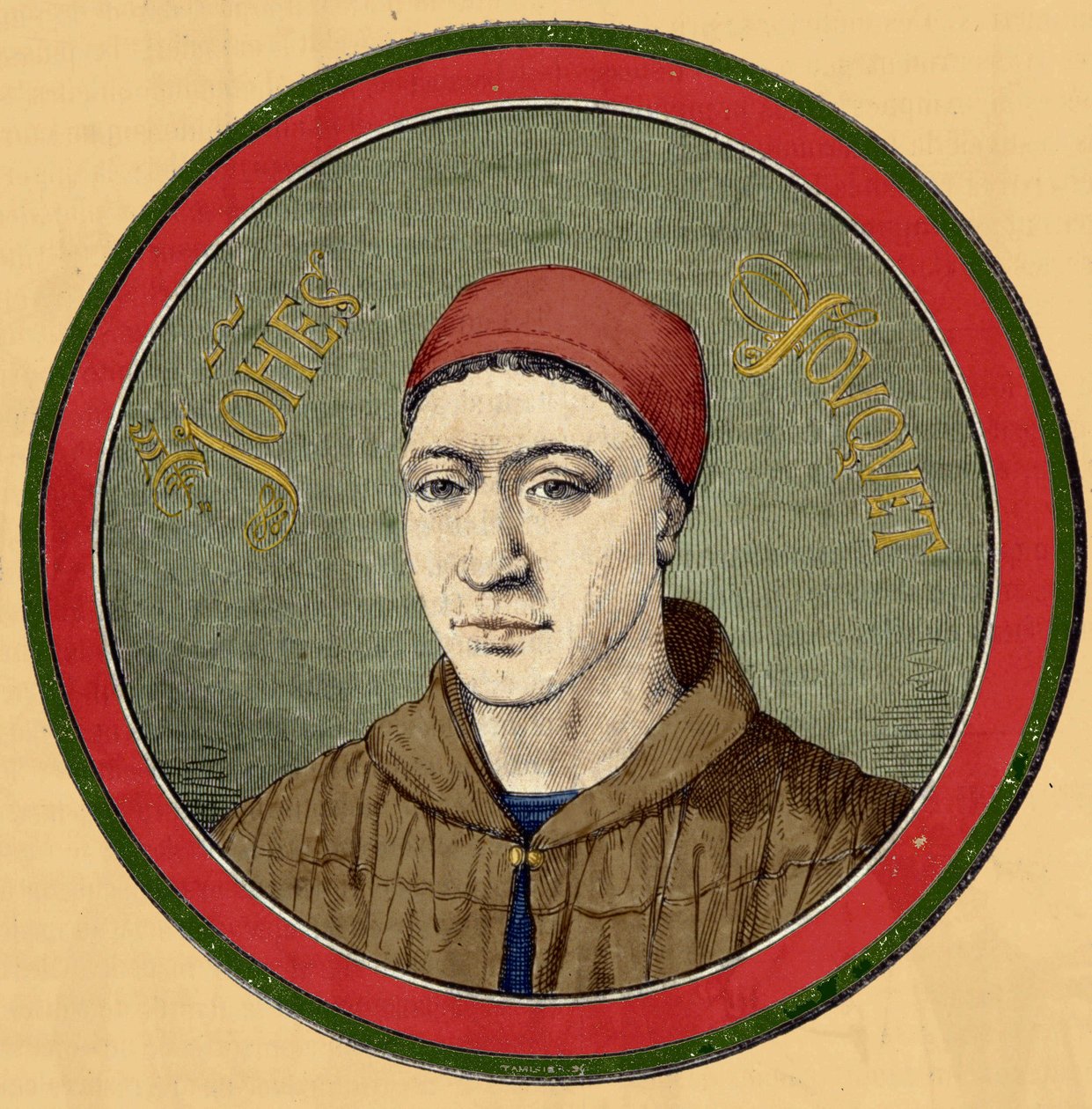 Portræt af Jean Fouquet (fransk maler fra tidlig renæssance, ca.1420-1477). af Unknown artist