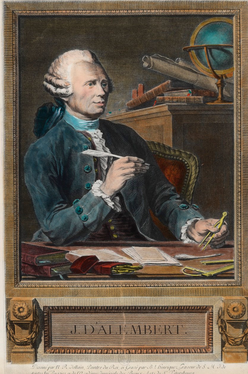 Portræt af Jean Le Rond d