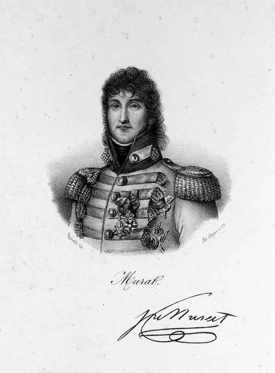 Portræt af Joachim Murat (1767 - 1815), marskal af Frankrig, konge af Napoli af Unknown artist