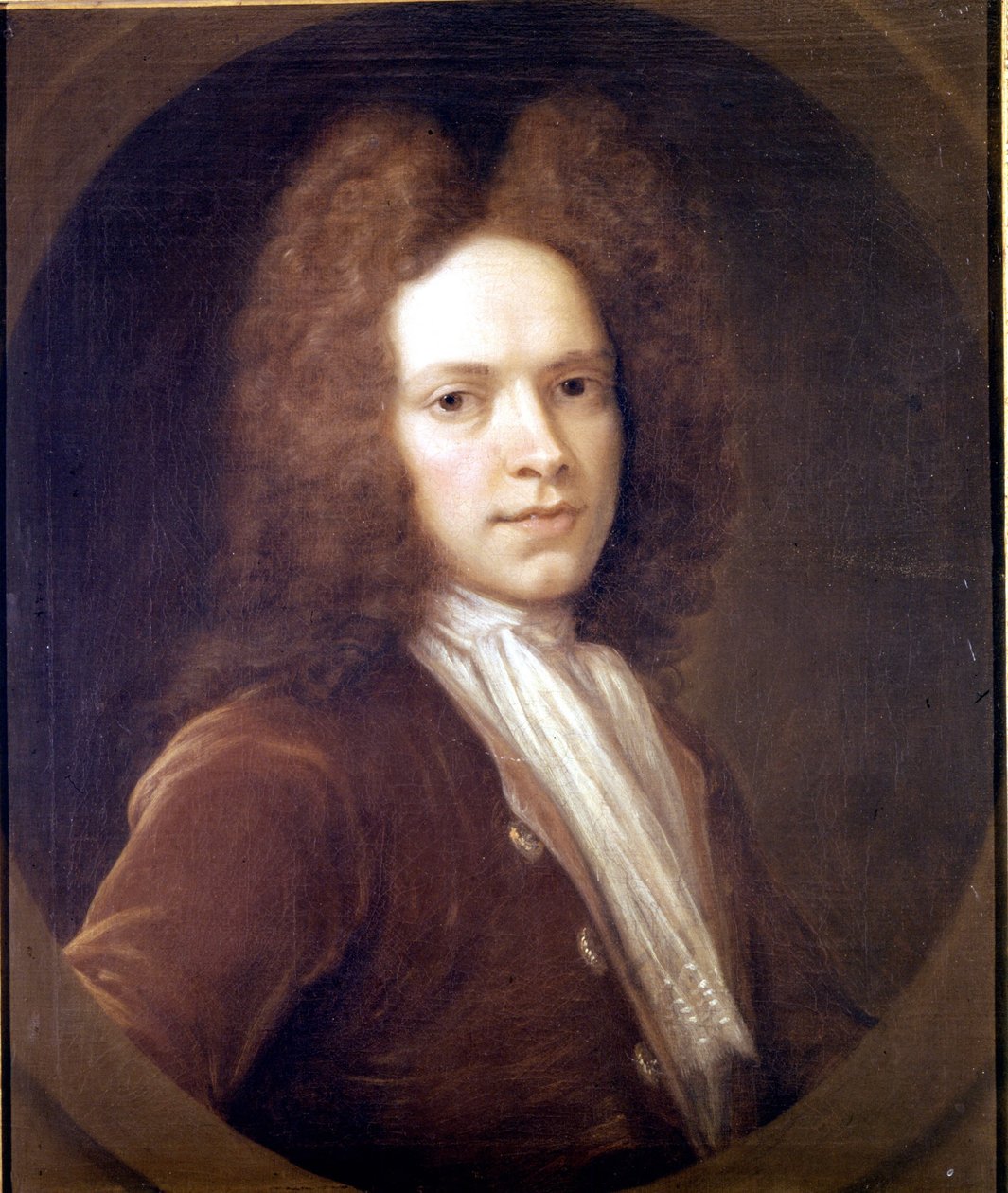 Portræt af John Christopher Pepusch (1667 - 1752) britisk komponist. af Unknown artist