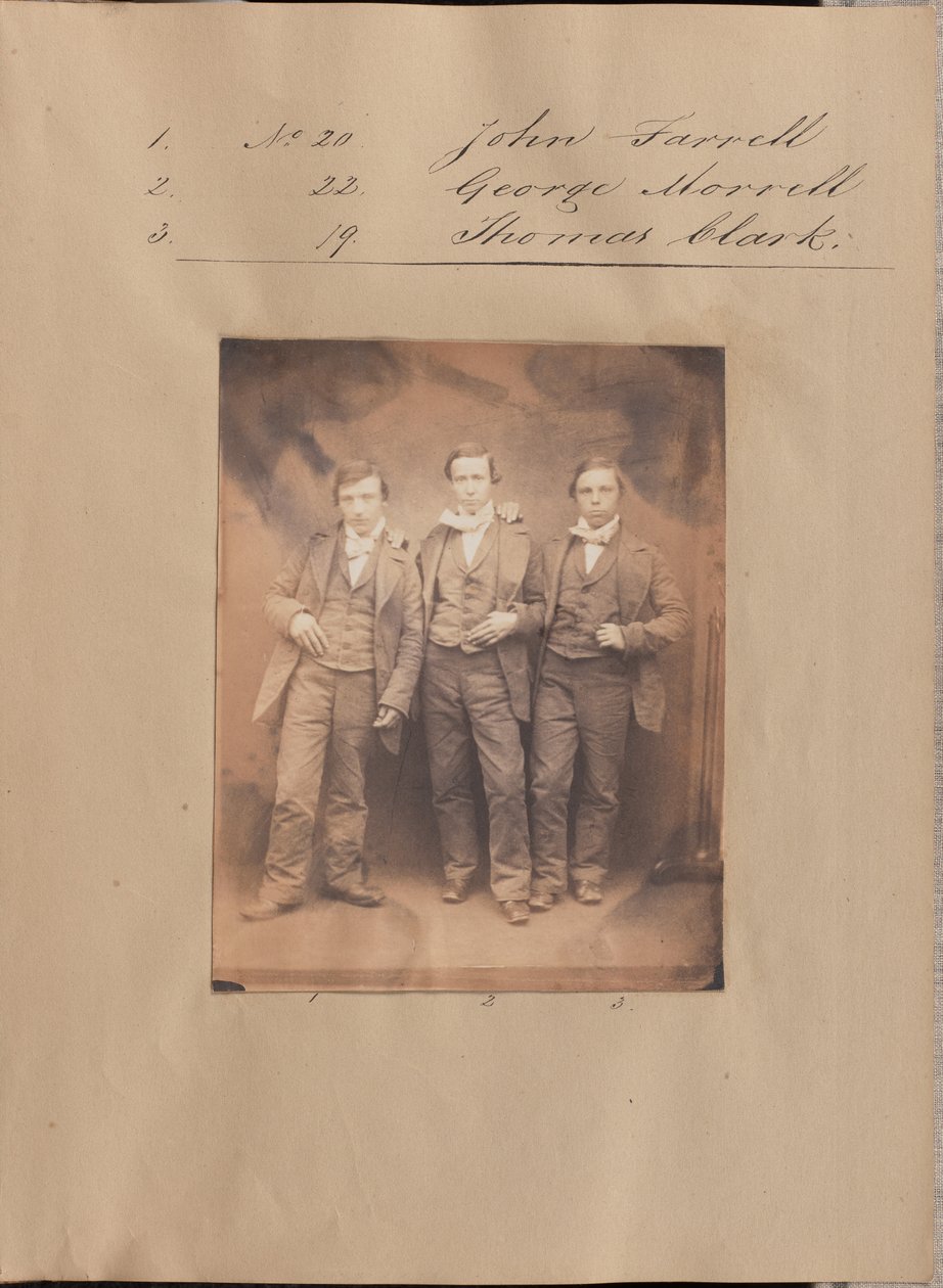 [Portræt af John Farrell, George Morrell og Thomas Clark]. af Unknown artist