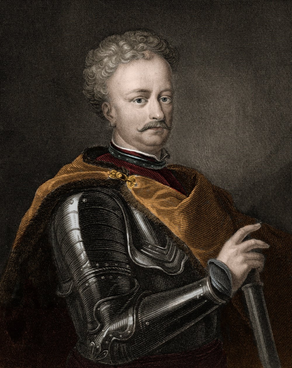 Portræt af John III Sobieski (1629-1696) Konge af Polen - John Sobieski III af Unknown artist