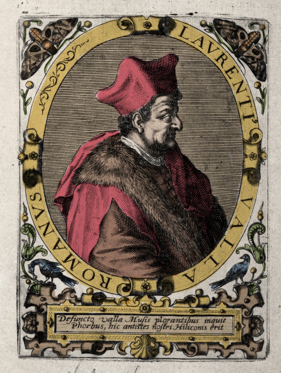 Portræt af Laurentius Valla de Lorenzo della Vale af Unknown artist