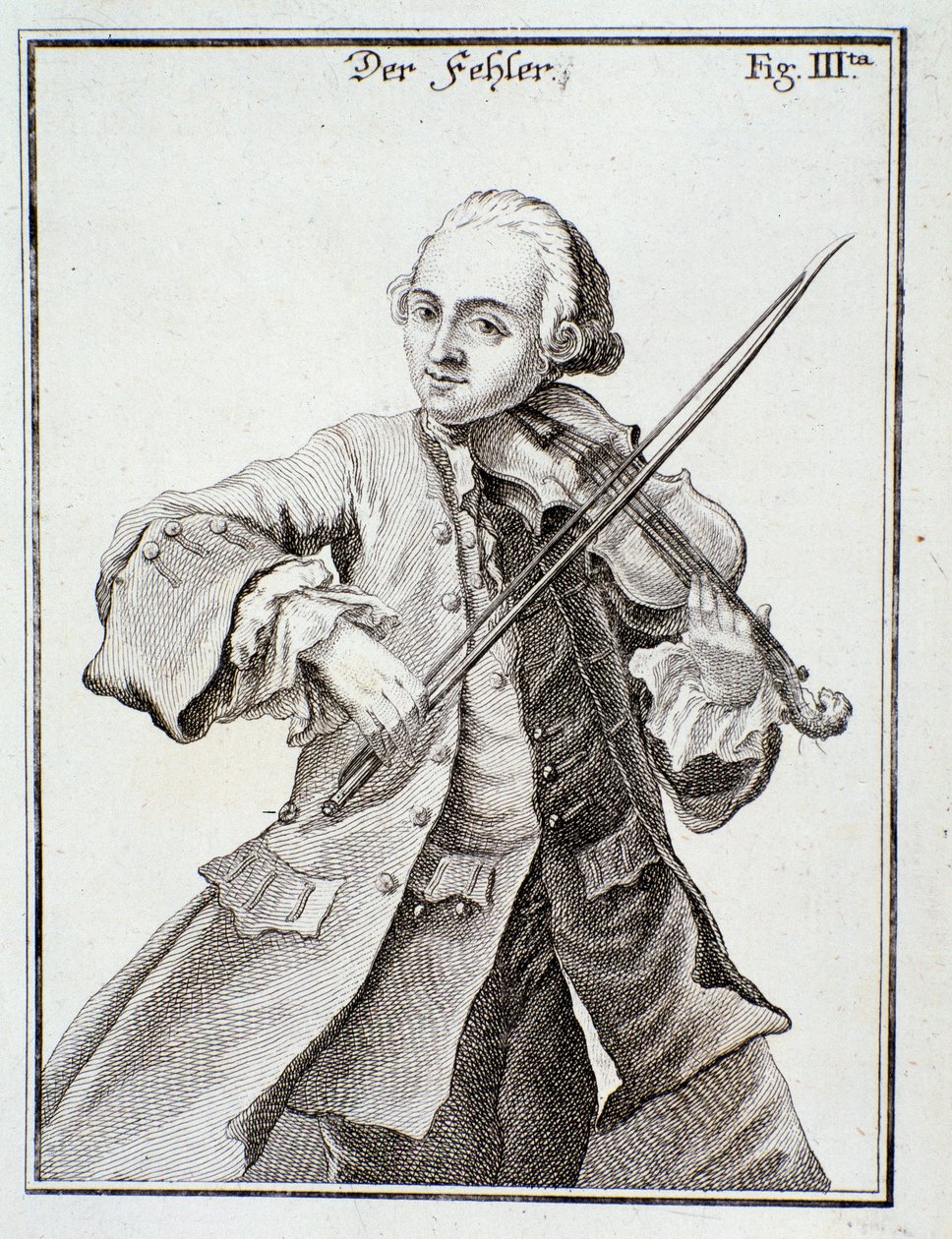 Portræt af Leopold Mozart (stik af Unknown artist