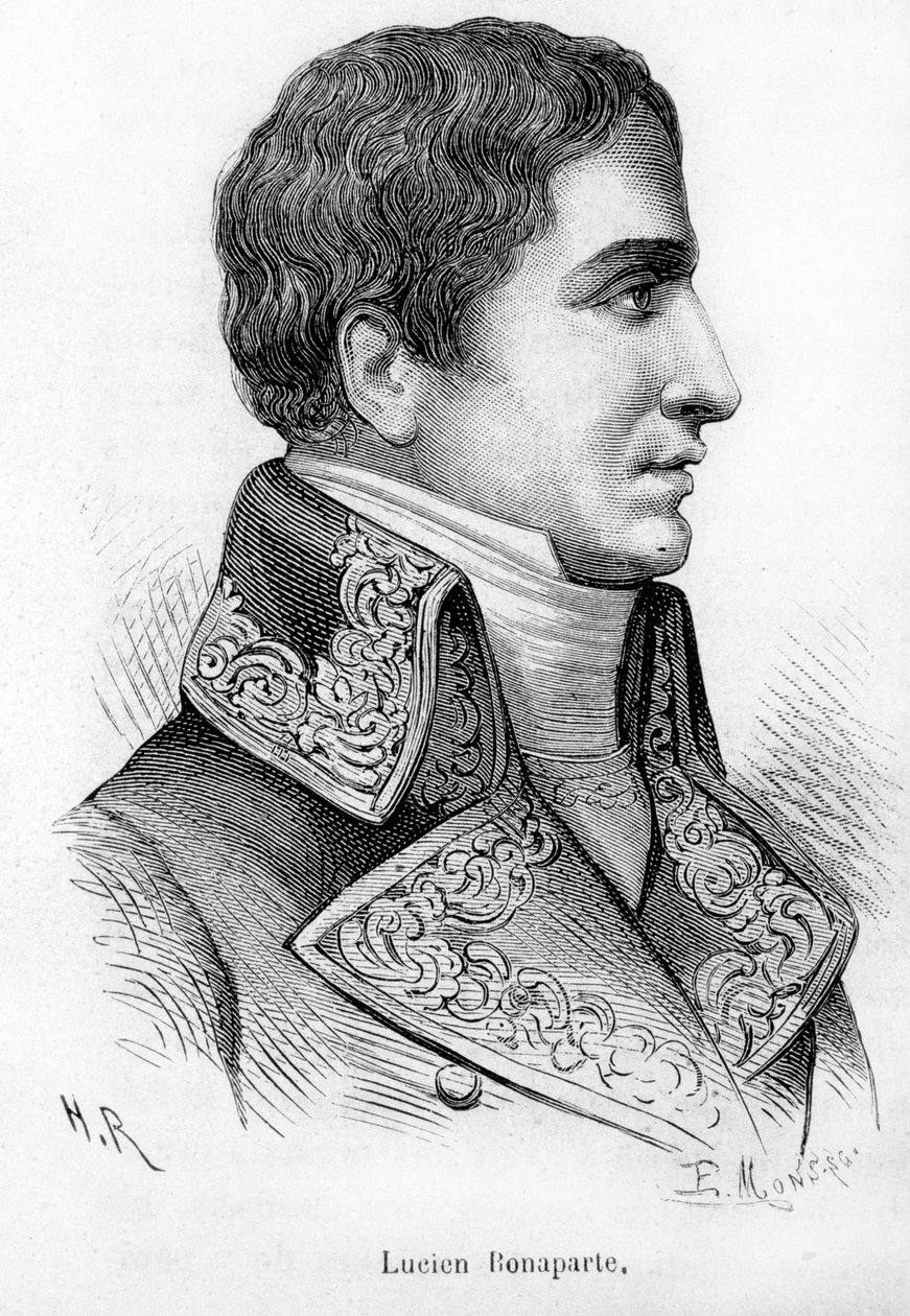 Portræt af Lucien Bonaparte (1775-1840), anden bror til Napoleon Bonaparte. af Unknown artist