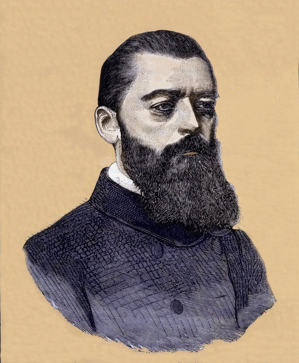 Portræt af Ludwig Feuerbach (1804-1872), tysk filosof. af Unknown artist
