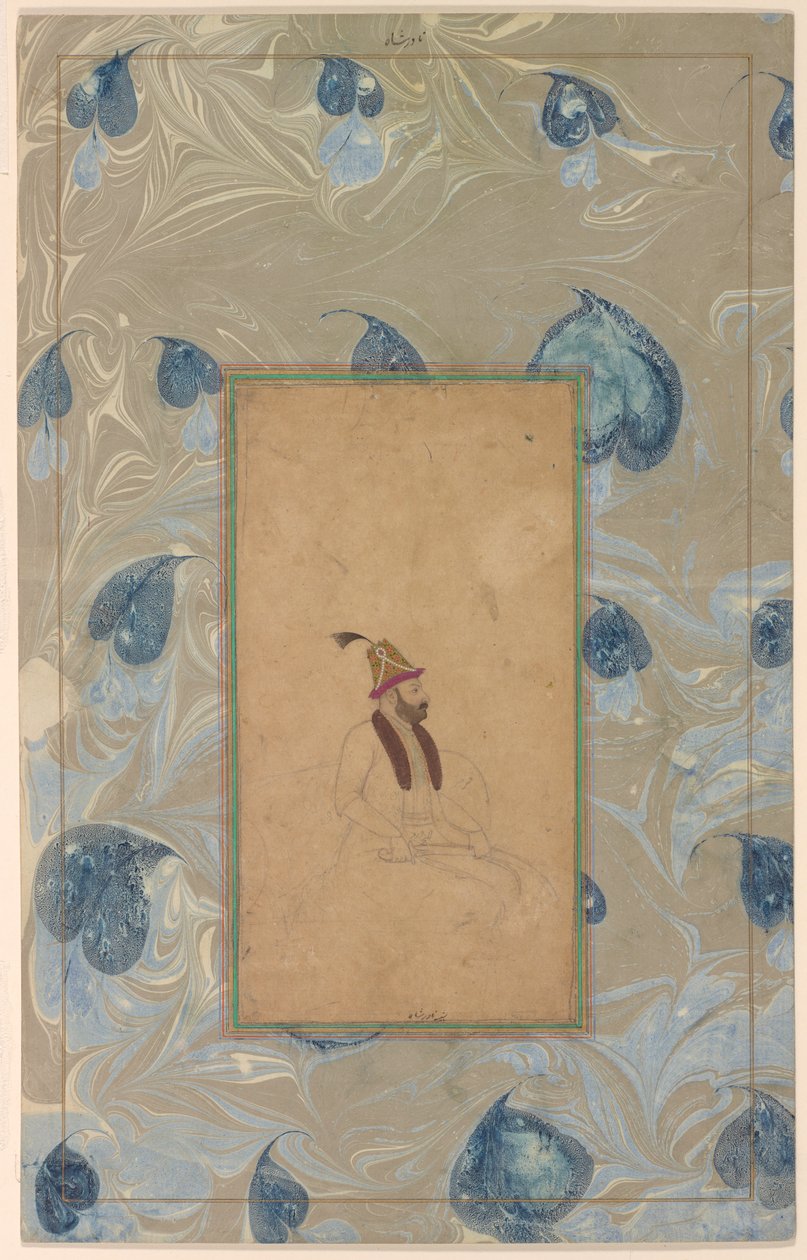 Portræt af Nadir Shah af Unknown artist