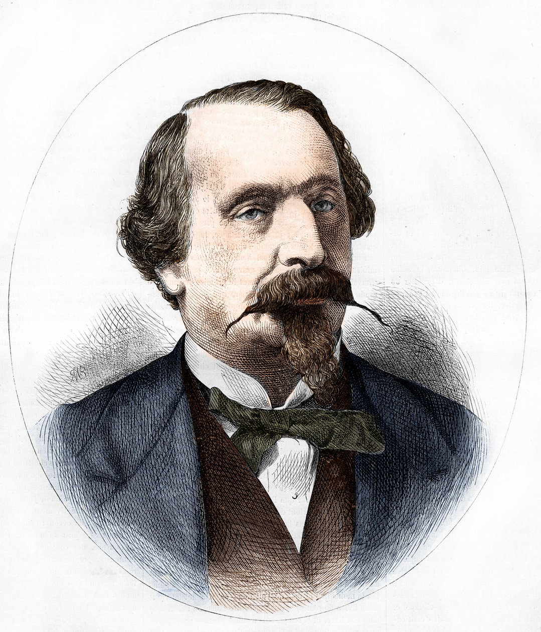 Portræt af Napoleon III (1808-1873), franskmændenes kejser. af Unknown artist