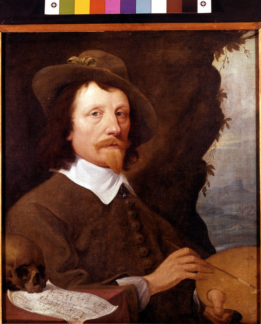 Portræt af Nicholas Lanier (Laniere) af Unknown artist