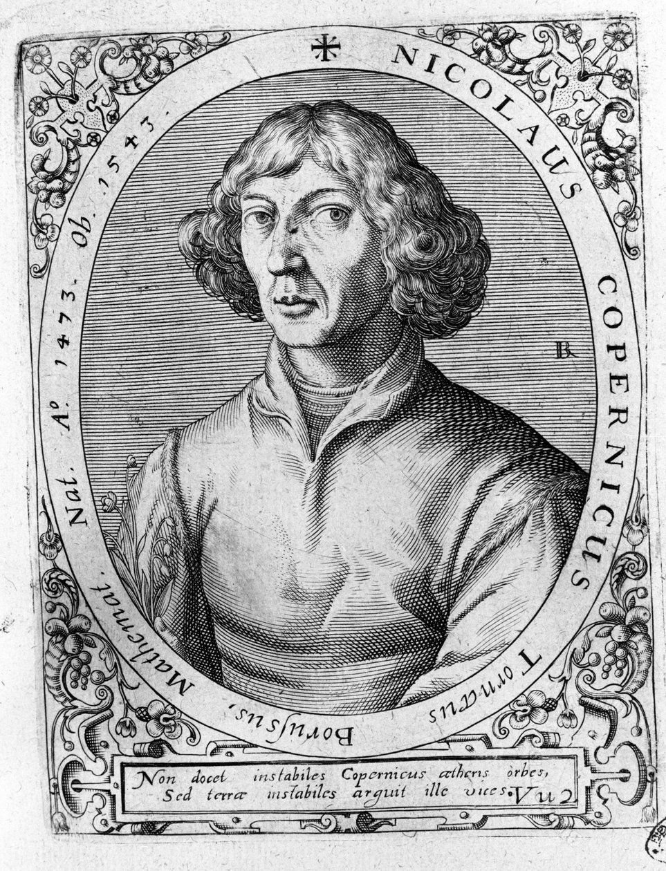 Portræt af Nicolas Copernicus (Nicolaus Copernicus af Unknown artist