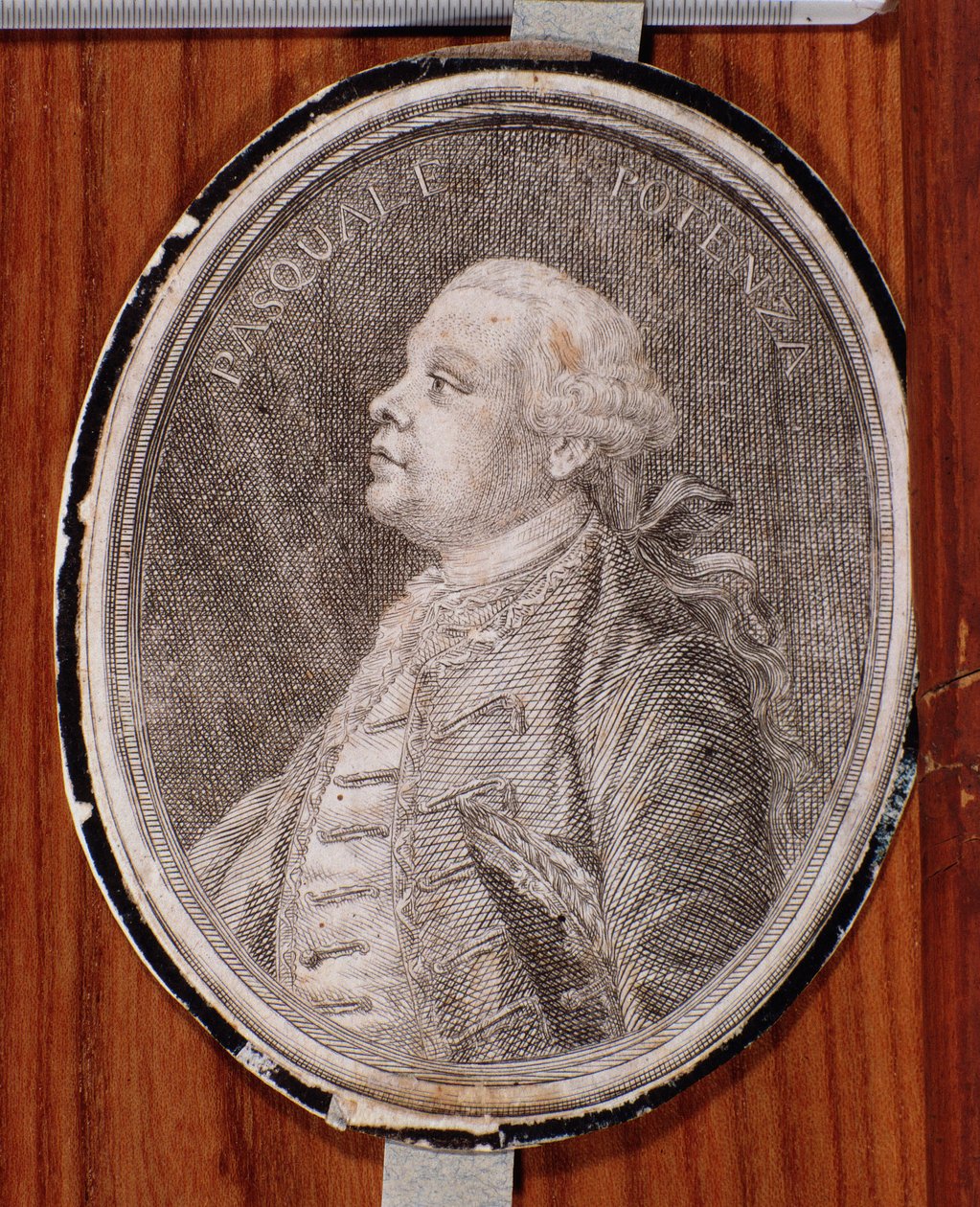 Portræt af Pasquale Potenza (gravering af Unknown artist
