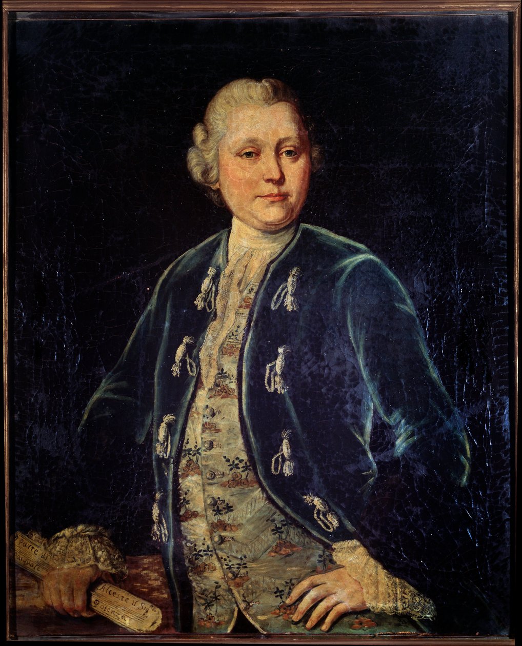 Portræt af Pasquale Potenza, italiensk castrato (maleri af Unknown artist