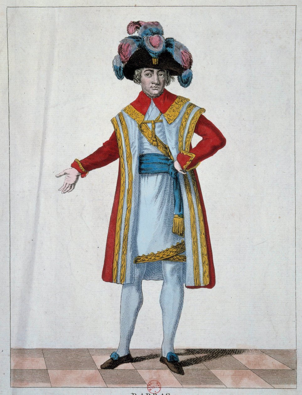 Portræt af Paul Barras (1755-1829), medlem af direktionen. af Unknown artist