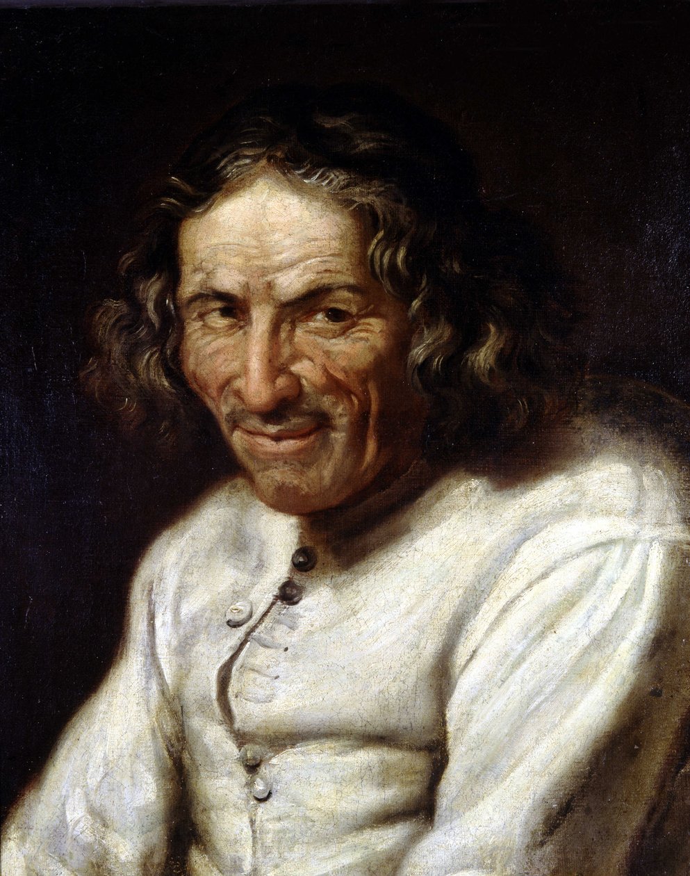 Portræt af Paul Scarron (1610 - 1660), forfatter - olie på lærred, Musee de Tessee, Le Mans af Unknown artist