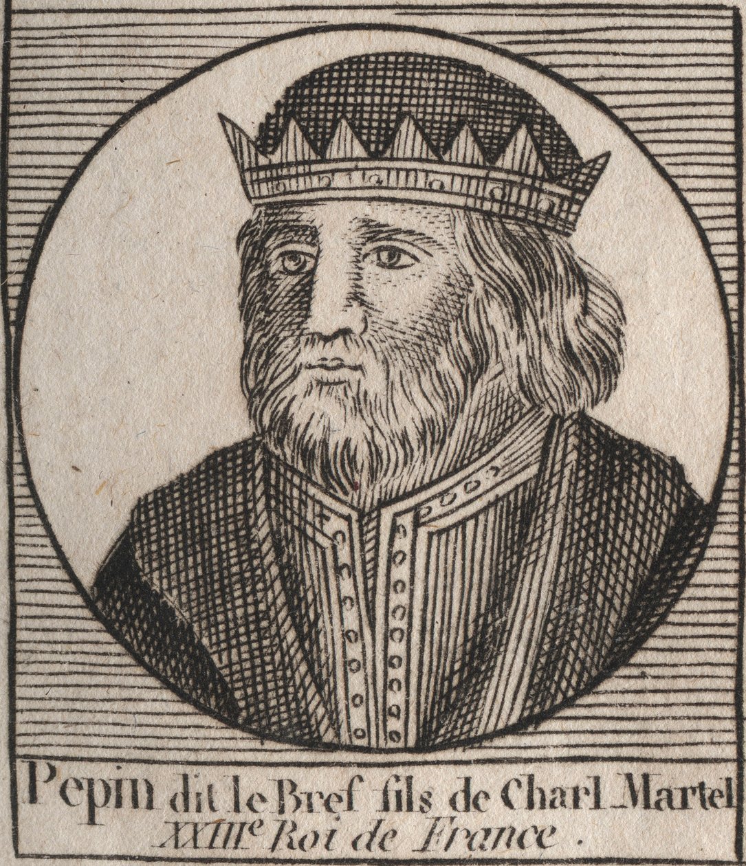 Portrait of Pepin III dit Pepin le Briefdani af Unknown artist