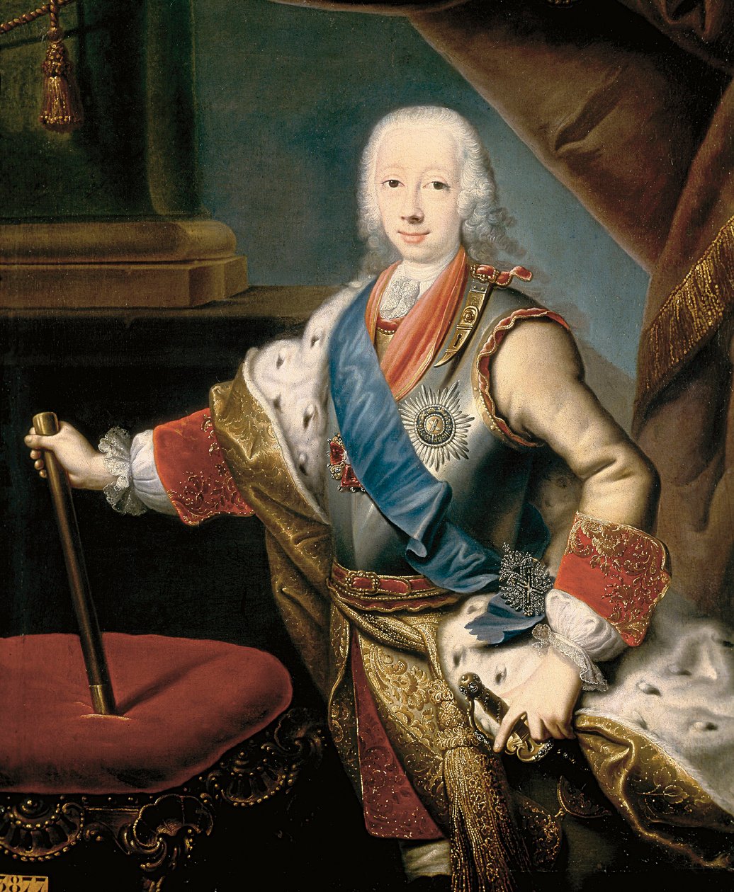 Portræt af Peter III af Rusland af Unknown artist