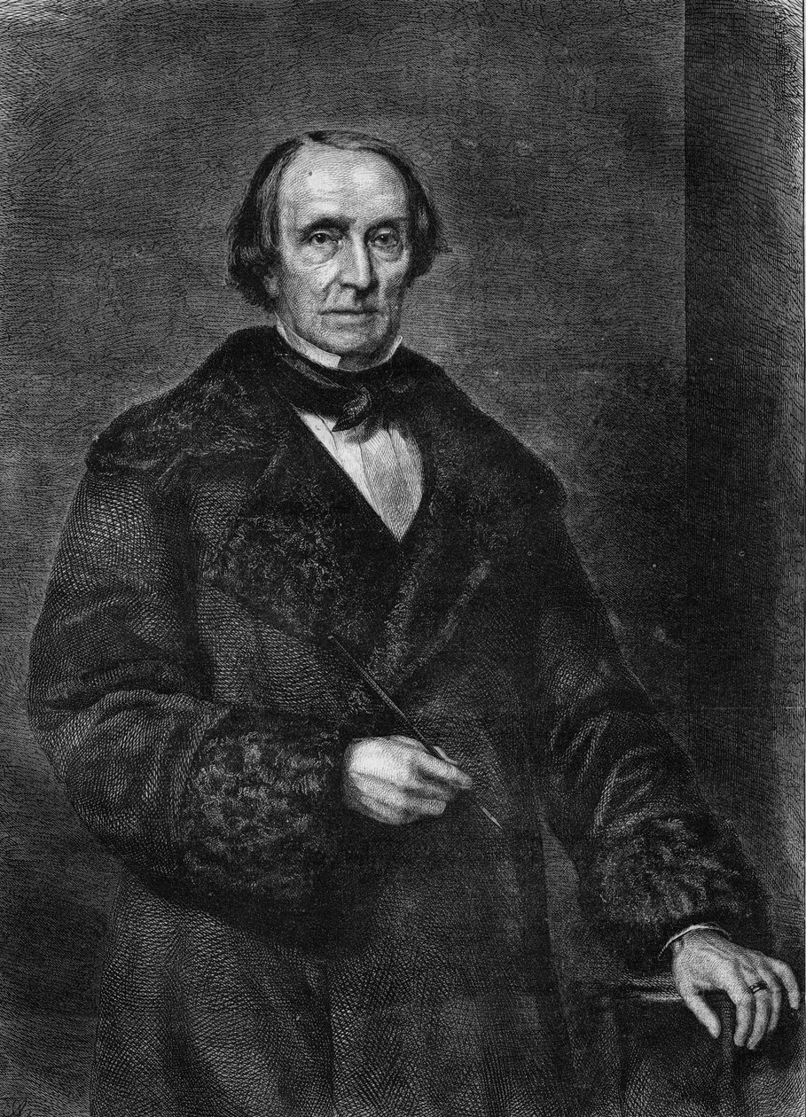 Portræt af Peter von Cornelius, tysk maler 1783 til 1867). af Unknown artist
