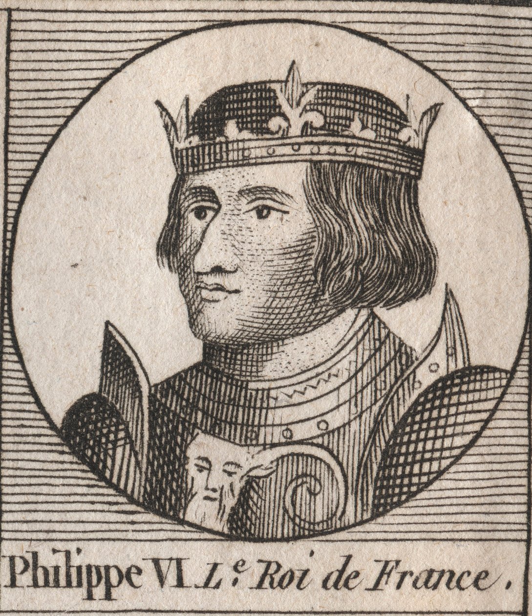 Portrait of Philippe VI of Valoisdani af Unknown artist
