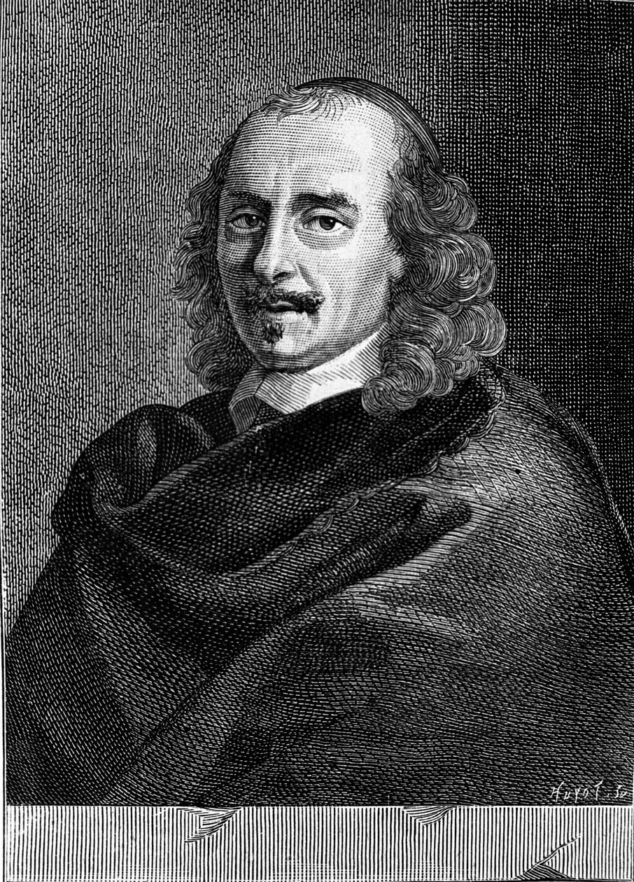 Portræt af Pierre Corneille (1606 - 1684). af Unknown artist