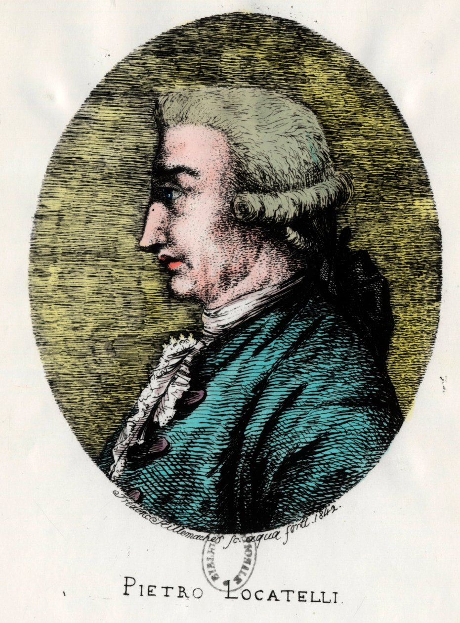 Portræt af Pietro Locatelli af Unknown artist