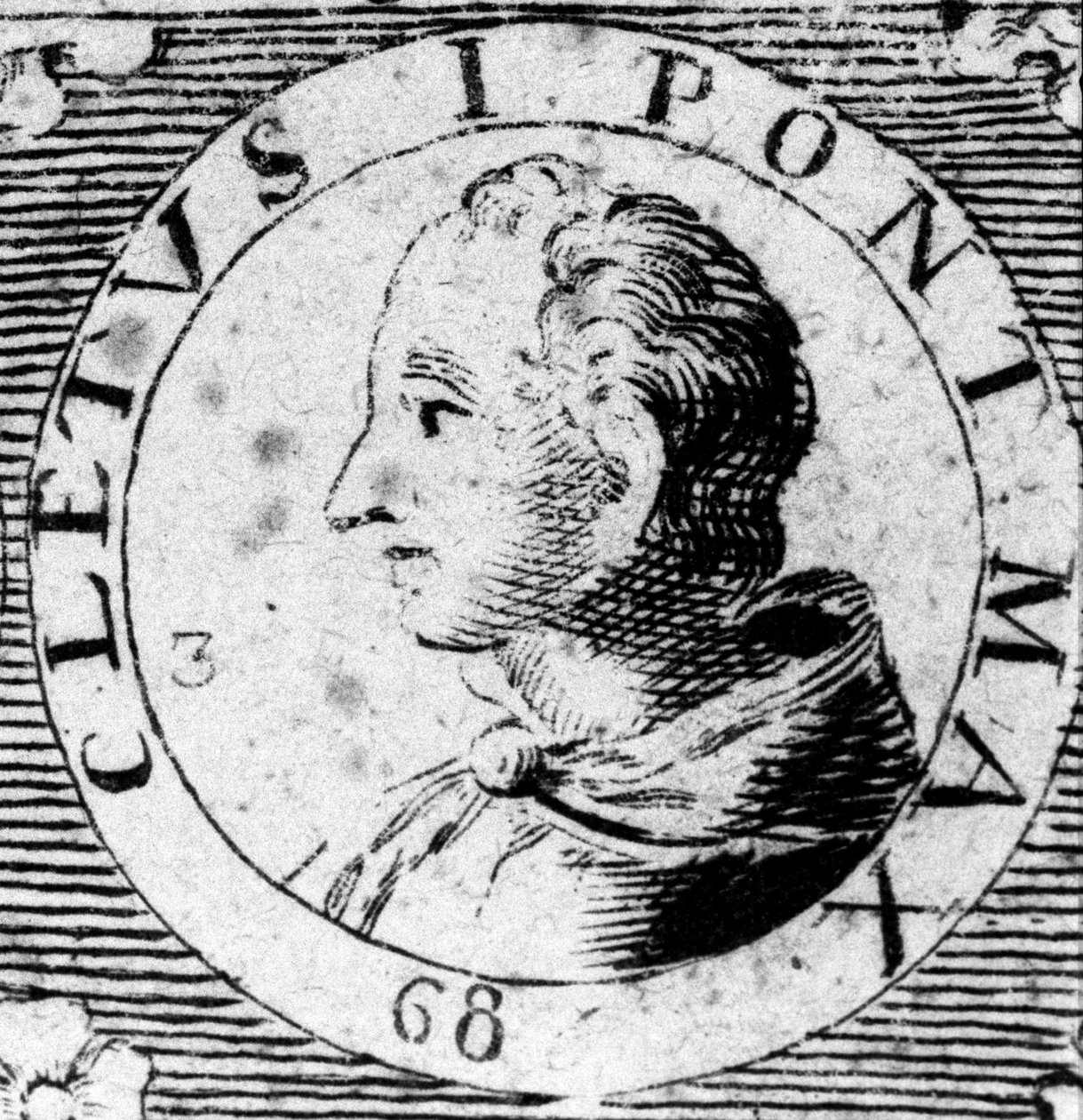Portræt af pave Anaclet eller Clet eller Anenclet eller Cleto I døde i 91. af Unknown artist