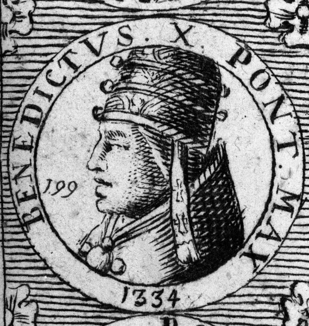 Portræt af Pave Benoit X eller Benoit 10. af Unknown artist