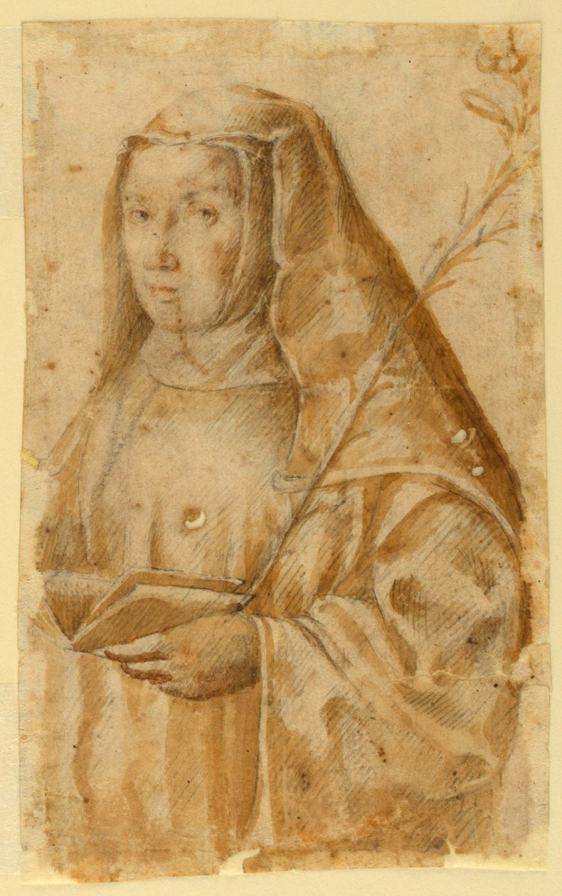Portræt af den hellige Katarina af Siena af Unknown artist