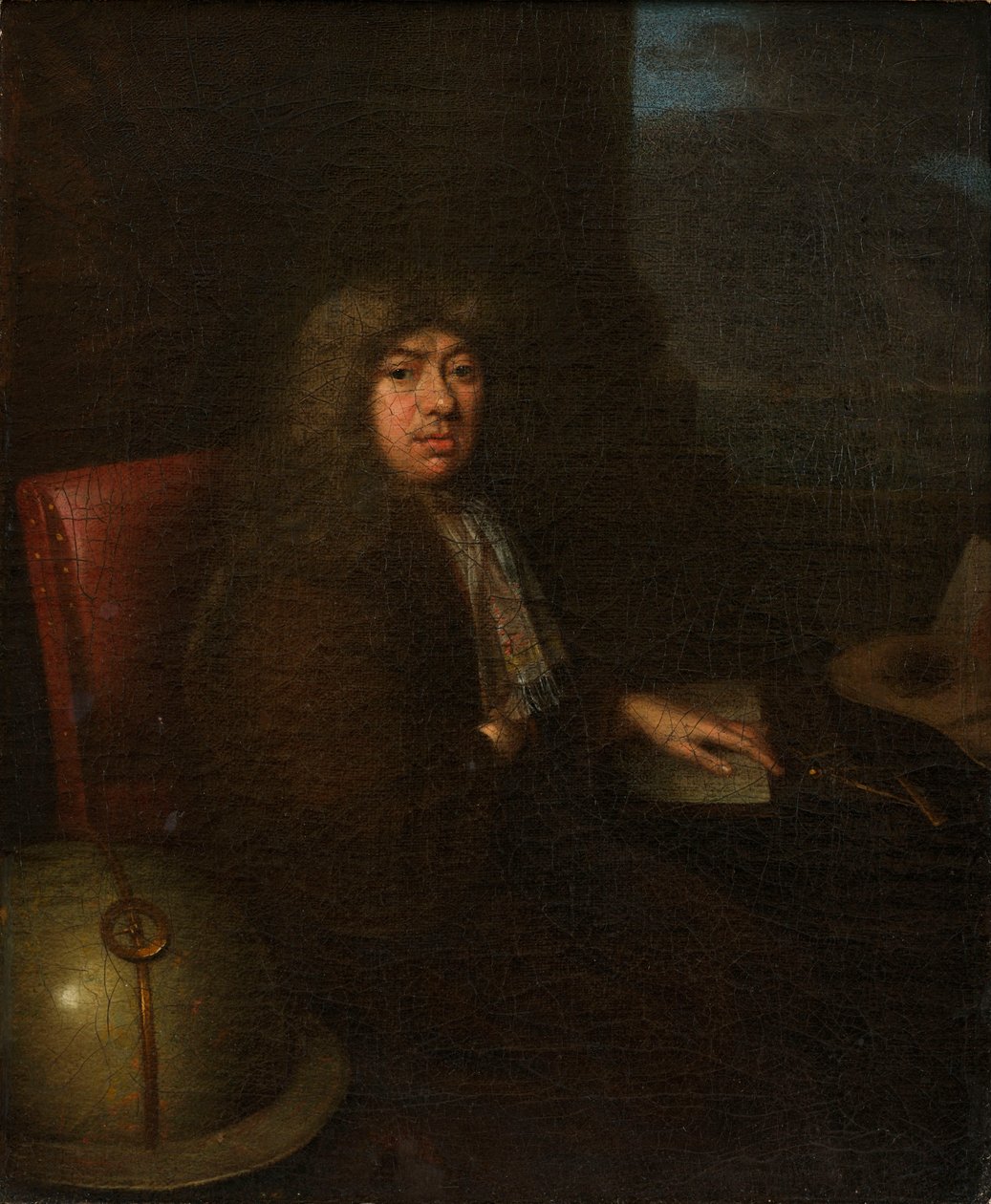 Portræt af Samuel Pepys ca. 1673, ukendt kunstner (maleri) af Unknown artist