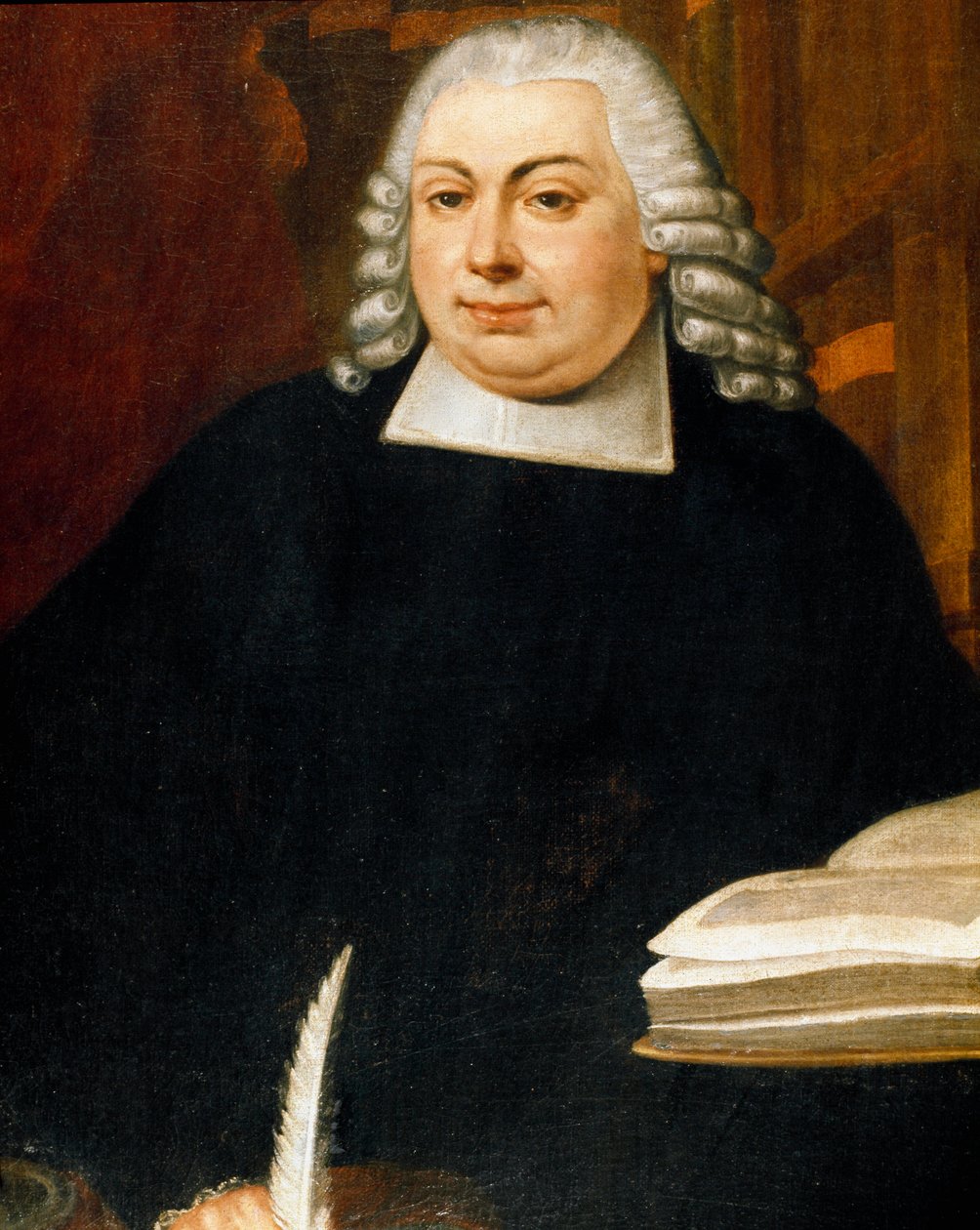 Portræt af Saverio Mattei (1742-1802) advokat, mand med bogstaver og musikliv Napolitansk Anonym maleri. Napoli fra det 18. århundrede, Conservatorio di Musica San Pietro a Majella af Unknown artist
