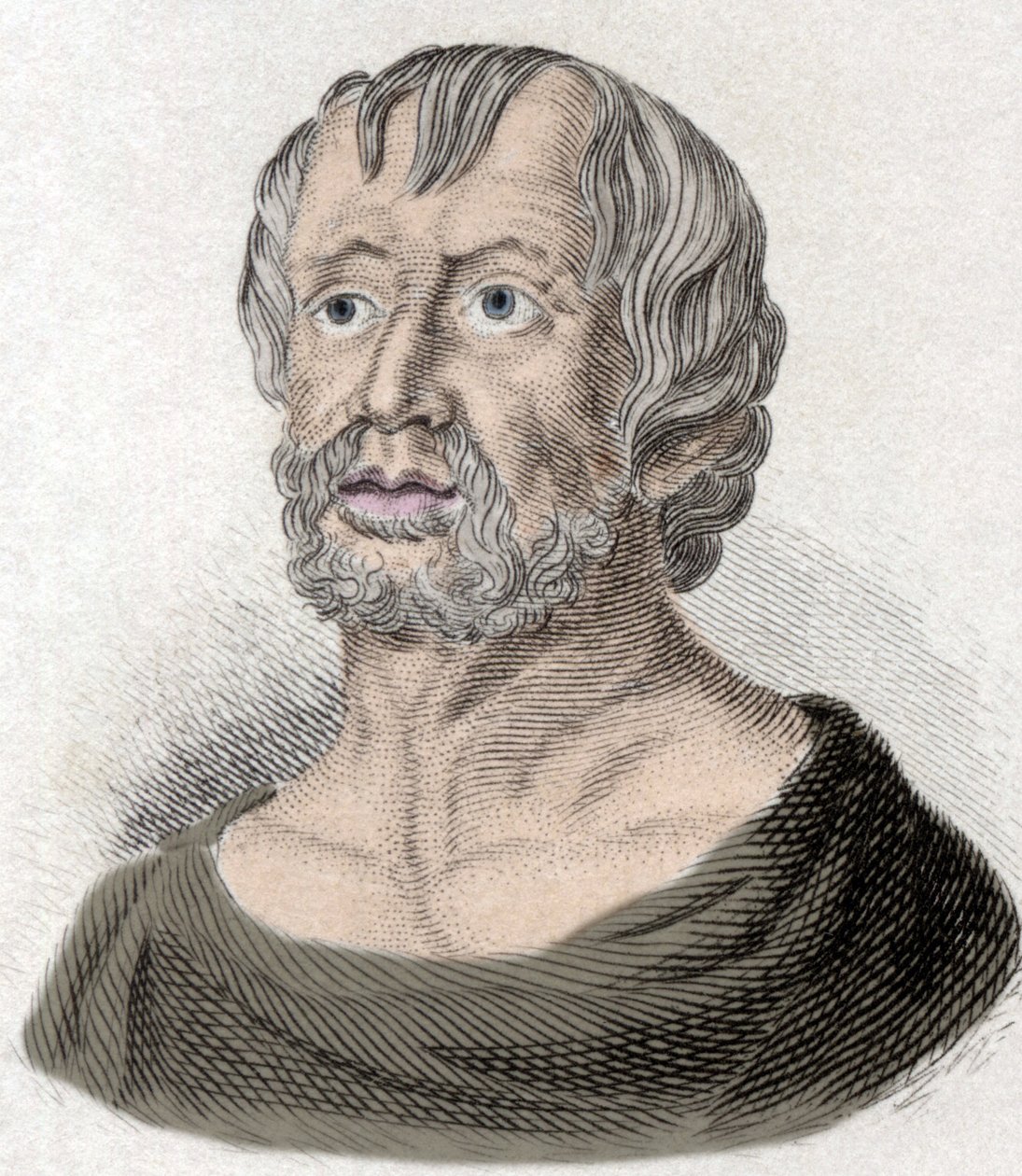Portræt af Lucius Annaeus Seneca (4 f.Kr.-65 e.Kr. JC), filosof fra den stoiciske skole, dramatiker og romersk statsmand. af Unknown artist