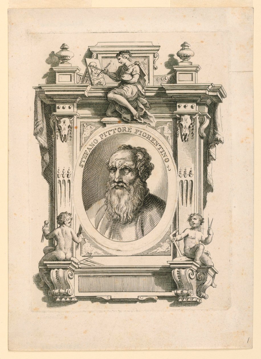 Portræt af Stefano Fiorentino af Unknown artist