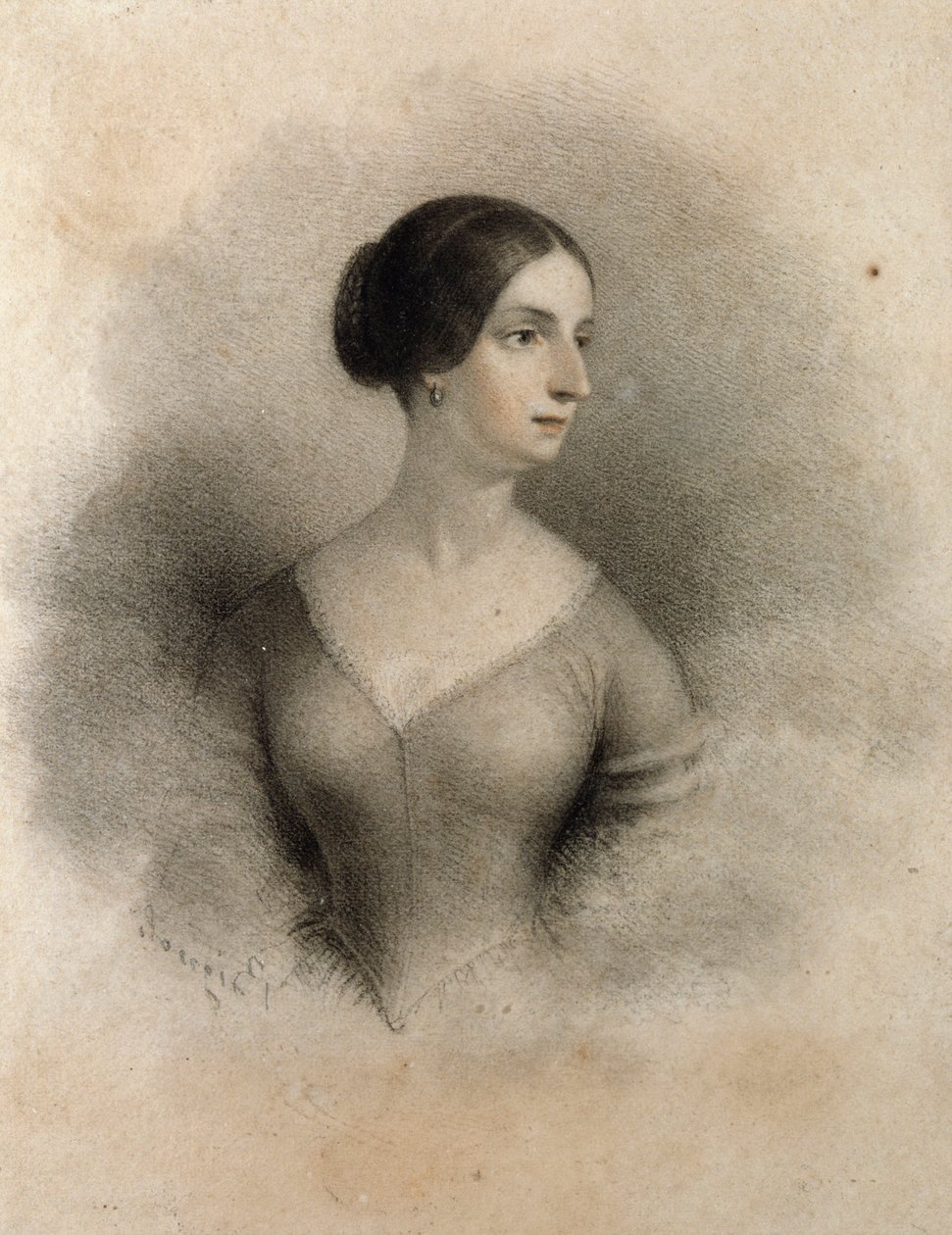 Portræt af Teresa Borri (1799-1861) af Unknown artist