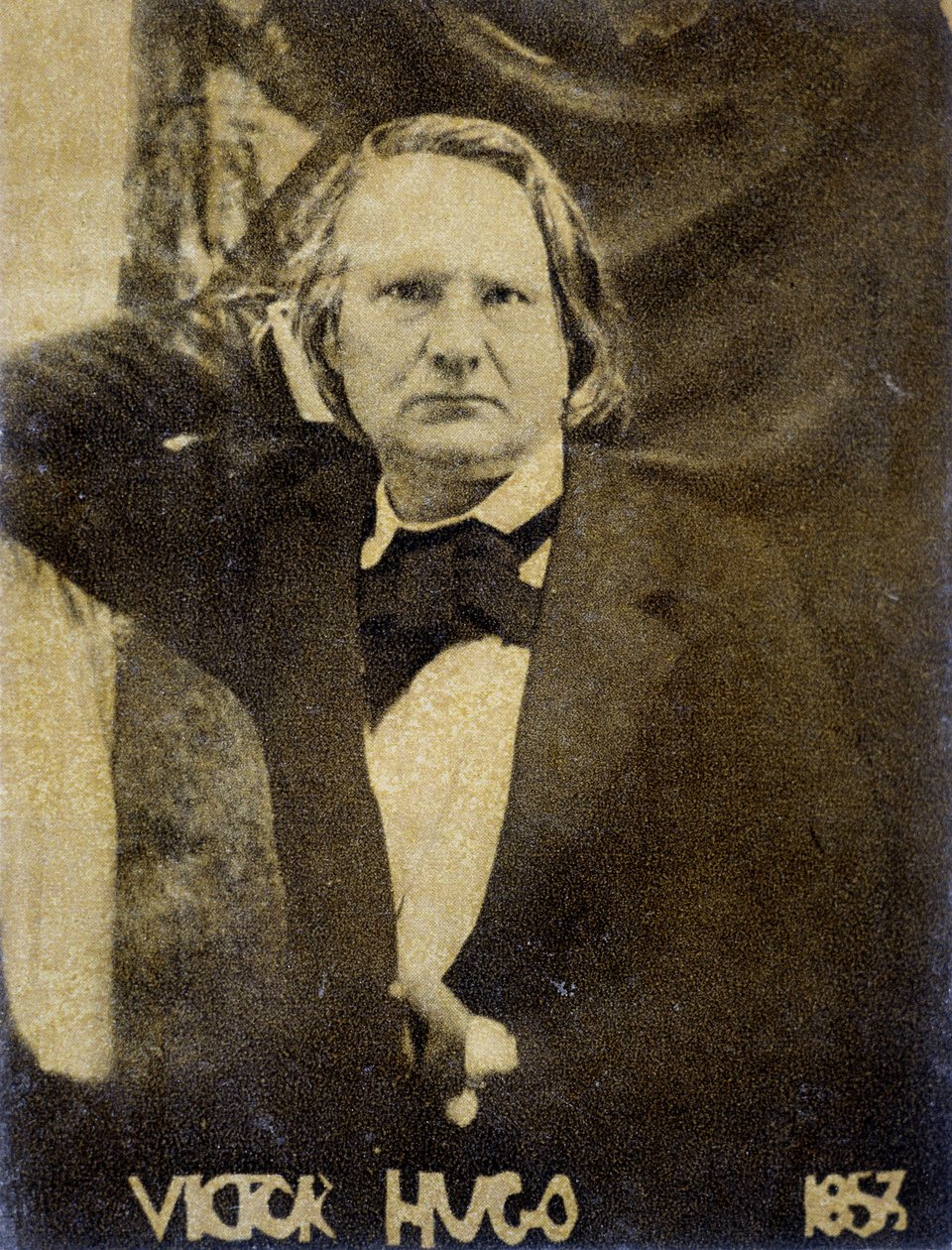 Portræt af Victor Hugo i 1853 af Unknown artist
